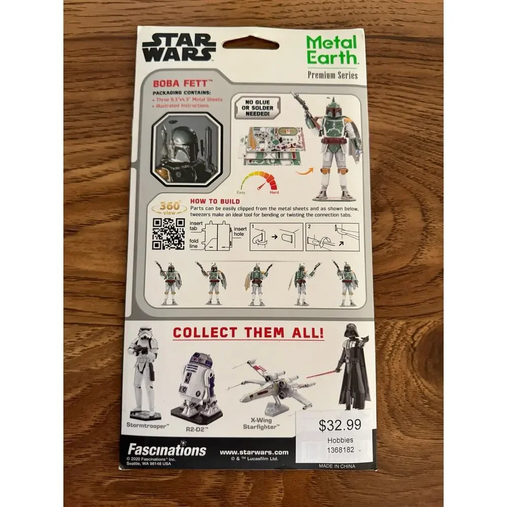 Star Wars Boba Fett Metal Earth